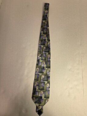 Jerry Garcia Moon Mountain Limited Edition Collection 43 Necktie Green Lavender